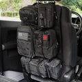 MAIKER Tactical Car Seat Back Organizer, Upgrade Tactical Vehicle Panel Organizer with 5 Detachable Molle Pouch, Universal fits for Most of Vehicle Black