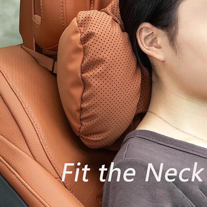 Neck Pillow Automotive Seat Cushions for Mercedes Benz GLS/AMG X167 X166 SUV 2015-2025, Relieving Neck Stiffness Sciatica Relief Car Headrest Lumbar Pillow,Black