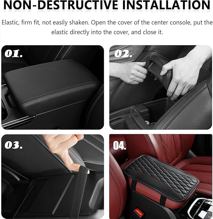 Auto Center Console Pad for Toyota Avalon(XX50)(2018-2022) Accessories Car Armrest Cushion Protects Your armrest and Feels Comfortable on Your Elbows and arms
