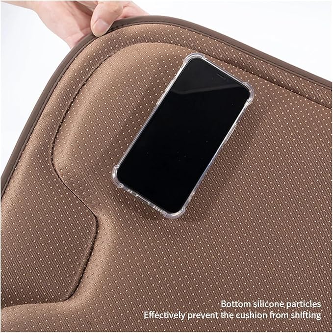KAnduo M Car Seat Cushion for BMW All Model I3 I4 I8 X1 X2 X3 X4 X5 X5M X6 X7 Z4 Car Lumbar Support Pillow Auto Seat Waist Back Cushion Y (Color : Beige A)