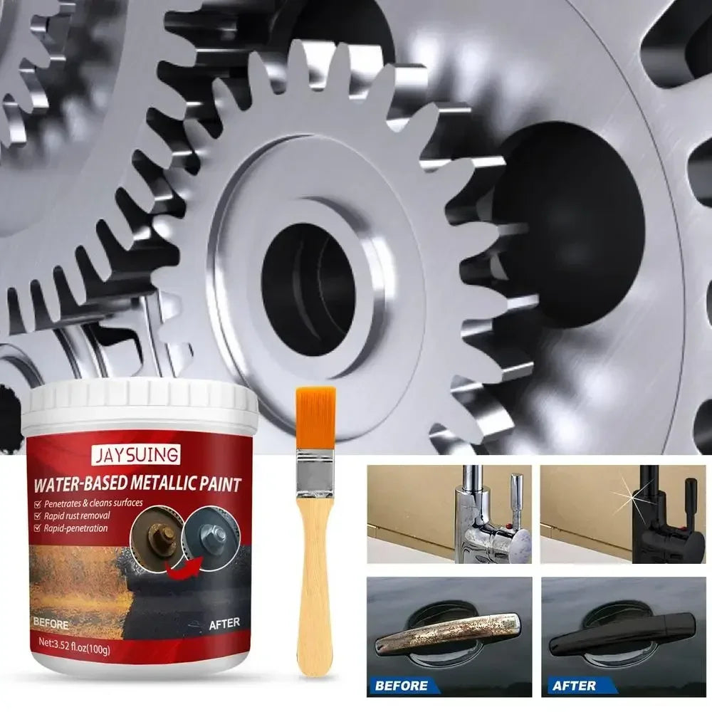 Metal Rust Remover & Converter Paint – Water-Based Anti-Rust Coating (100g / 300g)