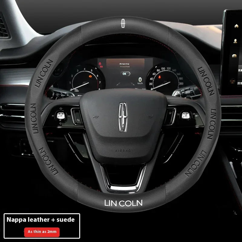 Lincoln Leather Steering Wheel Cover