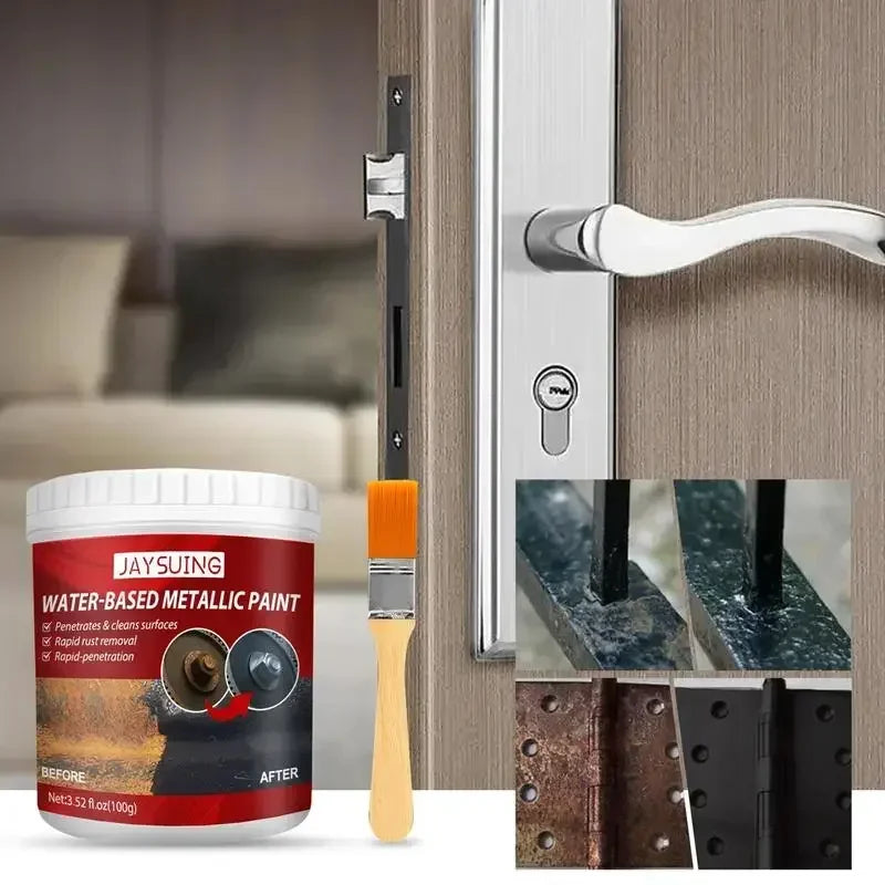 Metal Rust Remover & Converter Paint – Water-Based Anti-Rust Coating (100g / 300g)
