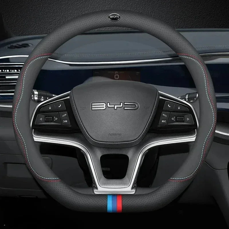 BYD Song Plus Leather Steering Wheel Cover