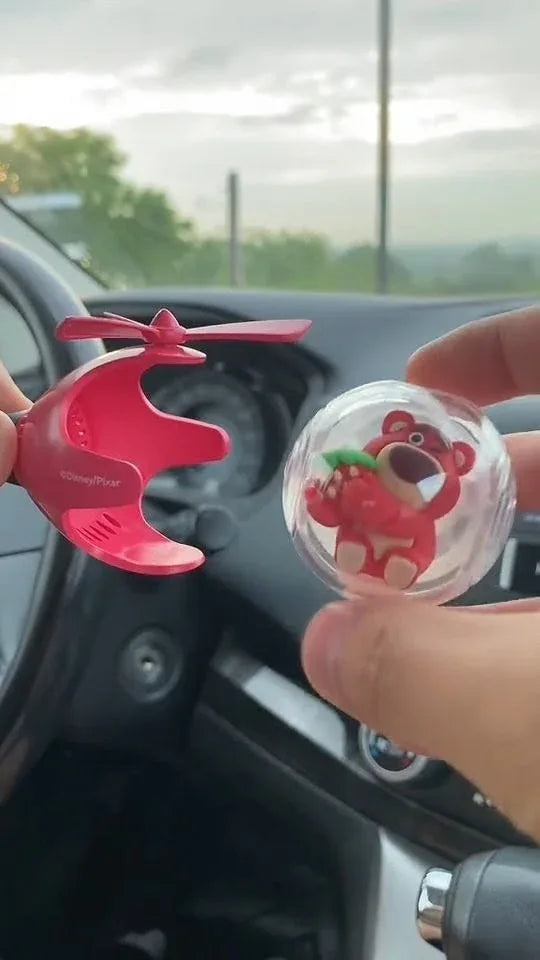 Lotso Flying Ball Car Air Freshener with LED Light